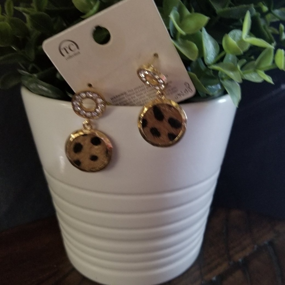 Cheetah Print Earrings